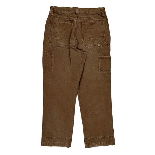 L.L.Bean Carpenter Trousers - 31W 30L Brown Cotton
