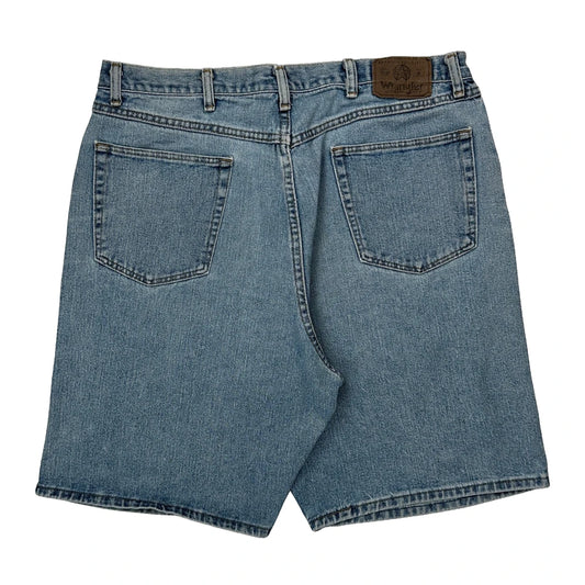 Wrangler Denim Shorts - 35W 10L Blue Denim