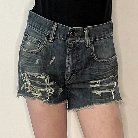 Vintage blue 514 Levis Denim Shorts - womens 30" waist