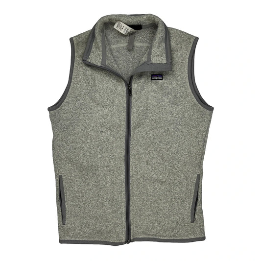 Patagonia Fleece Vest - Large Gray Polyester