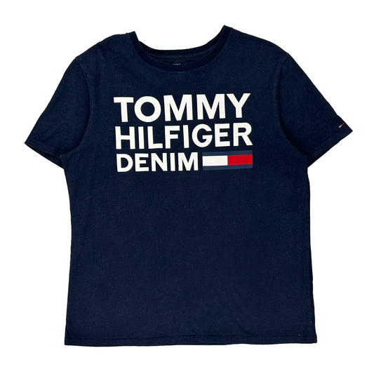 Tommy Hilfiger Denim T-Shirt - Medium Navy Cotton
