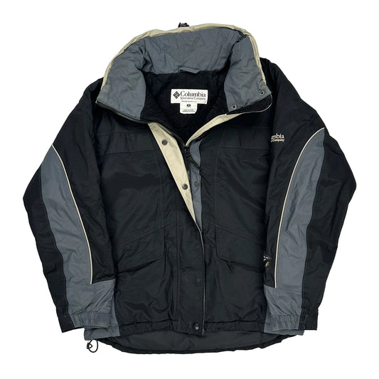 Columbia Ski Jacket - Medium Black Polyester