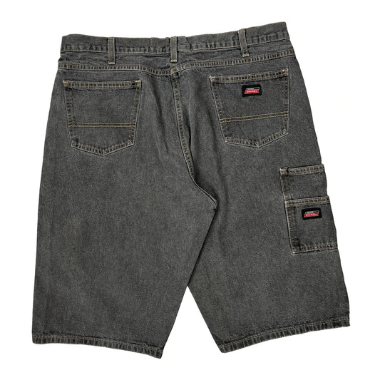 Dickies Denim Shorts - 36W 15L Grey Denim