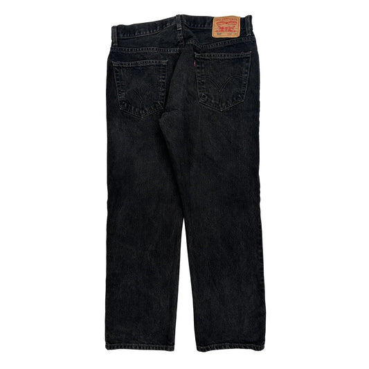 Levis Jeans - 34W 30L Black Cotton