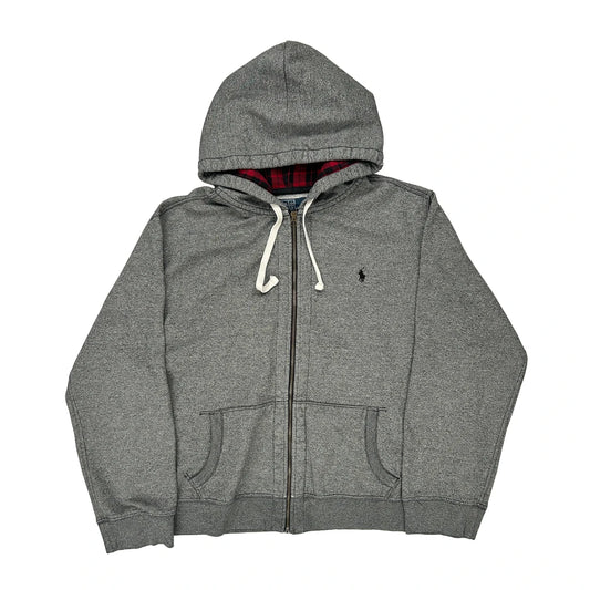 Polo By Ralph Lauren Hoodie - 2XL Grey Cotton Blend