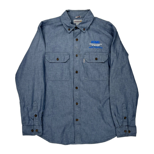 Children'S Hospital Of Michigan Carhartt Shirt - Medium Blue Cotton