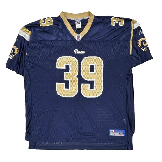 Rams Reebok Football Jersey - 2XL Blue Polyester