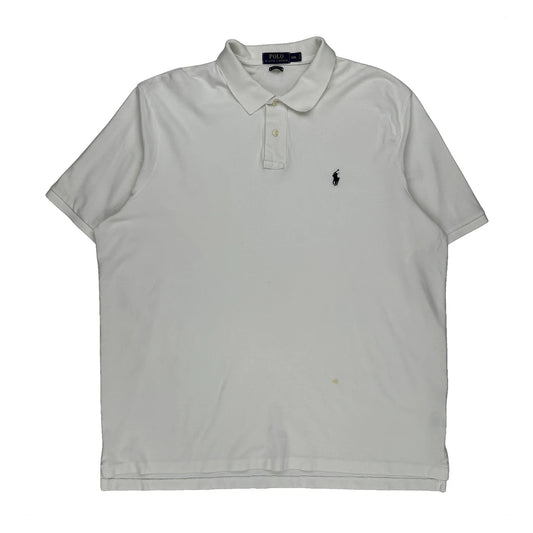 Polo By Ralph Lauren Polo Shirt - 2XL White Cotton