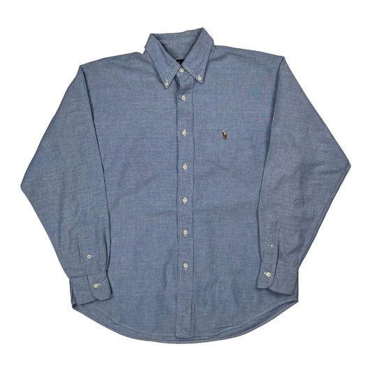 Age 8 Ralph Lauren Shirt - Medium Blue Cotton