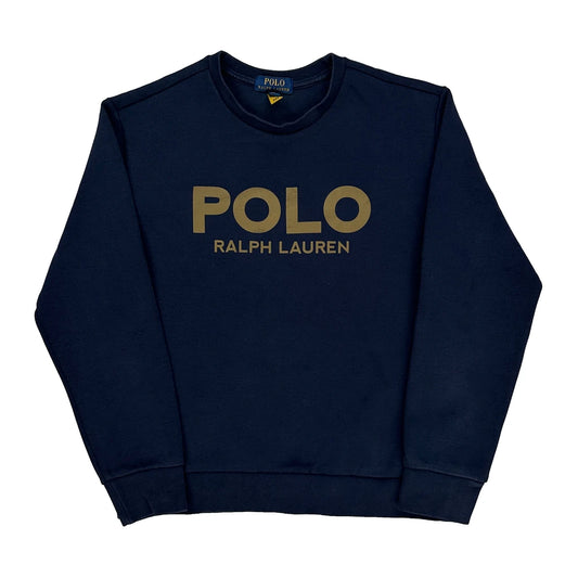 Age 14-16 Polo By Ralph Lauren Sweatshirt - Large Navy Cotton