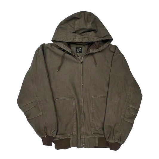 Lakin & Mckey Tall Jacket - XL Brown Cotton