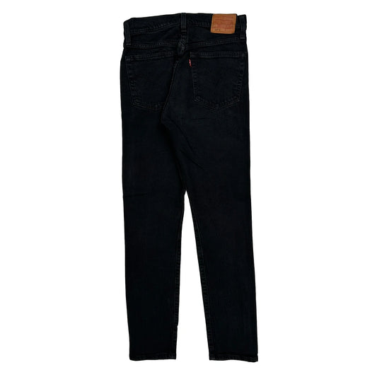Levis Skinny Jeans - 27W UK 8 Black Cotton