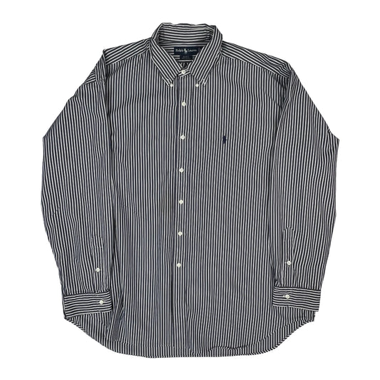 Blake Ralph Lauren Striped Shirt - 2XL Black & White Cotton