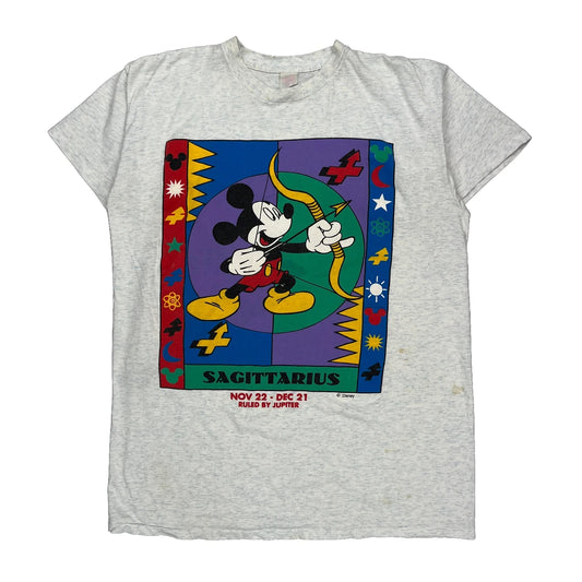 Sagittarius Disney Cartoon T-Shirt - Large Multicoloured Cotton