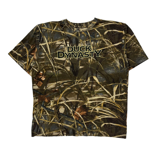 Duck Dynasty Club Red Camo T-Shirt - XL Camo Cotton