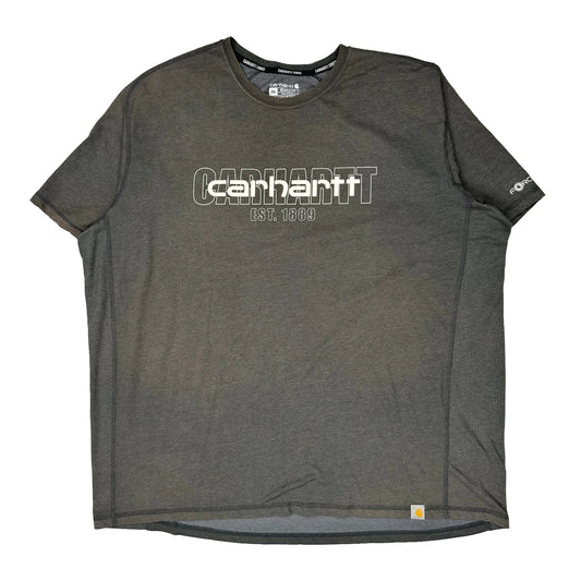 Carhartt T-Shirt - 2XL Grey Polyester Blend