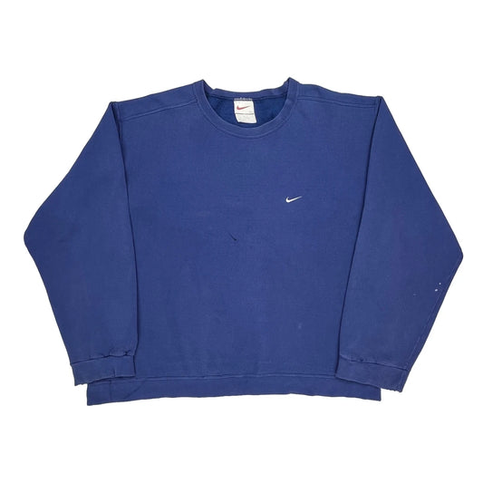 Nike Sweatshirt - XL Blue Cotton