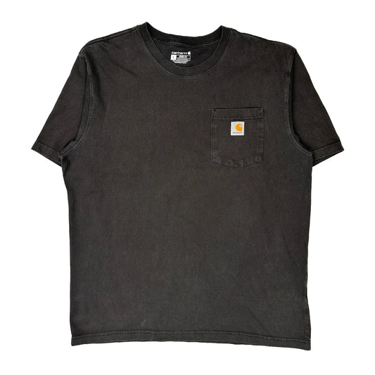 Carhartt T-Shirt - Large Black Cotton