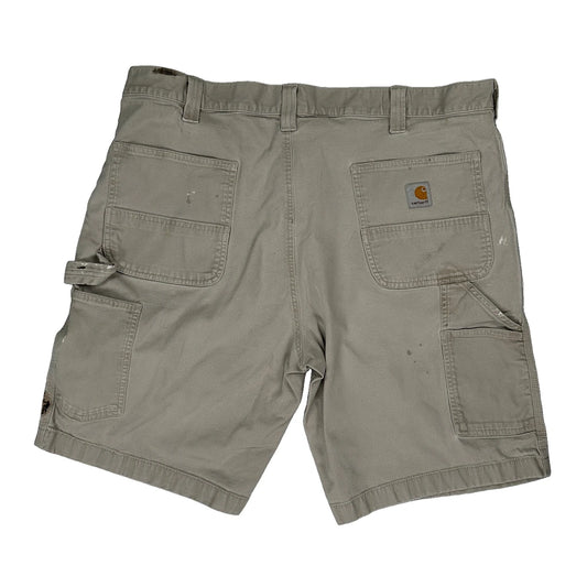 Carhartt Carpenter Shorts - 36W 10L Grey Cotton