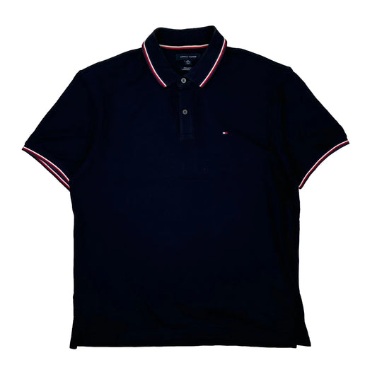 Tommy Hilfiger Polo Shirt - XL Navy Cotton