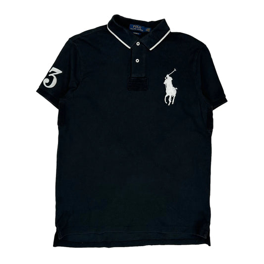 Polo By Ralph Lauren Polo Shirt - Large Black Cotton