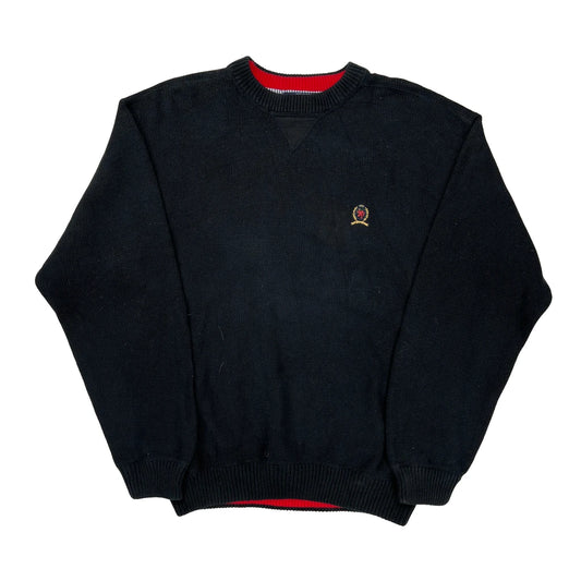 Tommy Hilfiger Jumper - XL Black Cotton