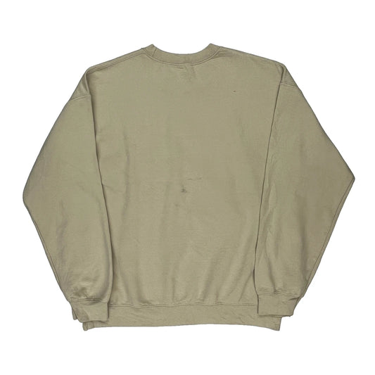 Unbranded Sweatshirt - XL Beige Cotton