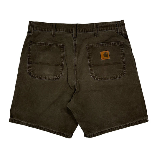 Vintage Carhartt Carpenter Shorts - 34W 8L Brown Cotton