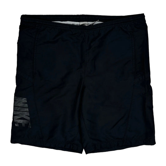 Vintage Nike Sport Shorts - Large Black Polyester