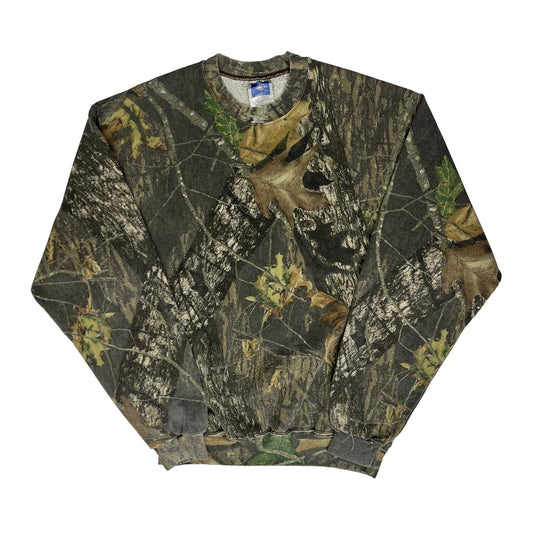 Red Eagle Camo Sweatshirt - Medium Camo Cotton Blend