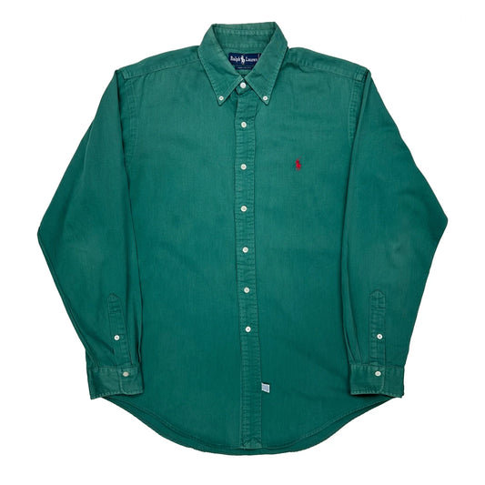 Ralph Lauren Shirt - Large Green Cotton