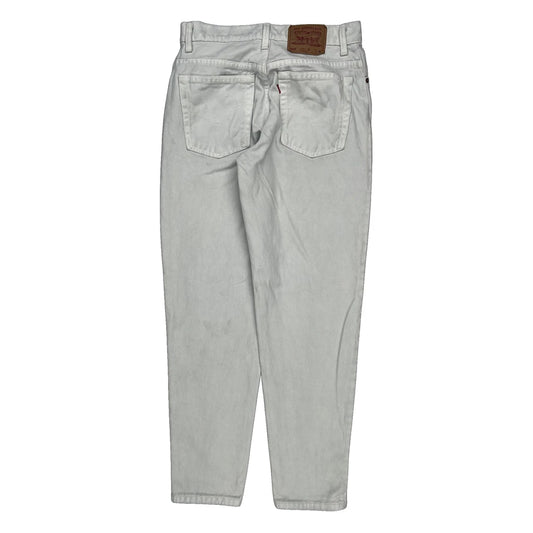 Levis Jeans - 30W UK 10 White Cotton