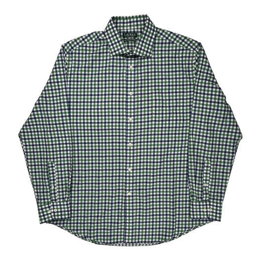 Vintage Ralph Lauren Checked Shirt - XL Green Cotton