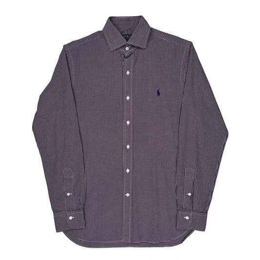 Polo By Ralph Lauren Checked Shirt - Medium Purple Cotton