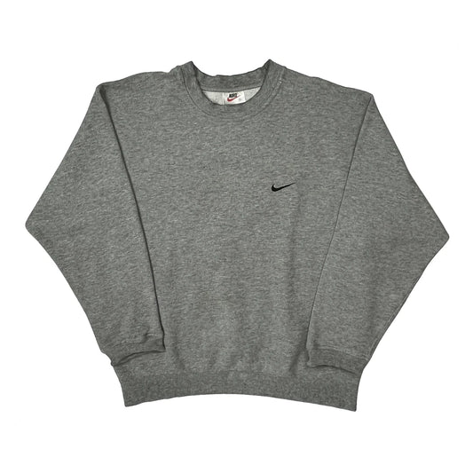 Made In USA Nike Sweatshirt - Medium Grey Cotton