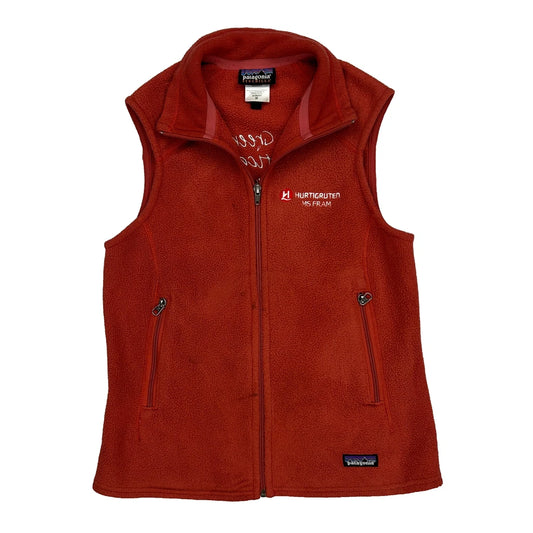 Synchilla Patagonia Fleece Gilet - Medium Red Polyester
