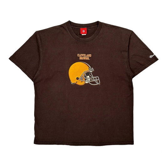 Cleveland Browns Nfl T-Shirt - XL Brown Cotton