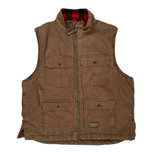Schmidt Gilet - XL Brown Cotton