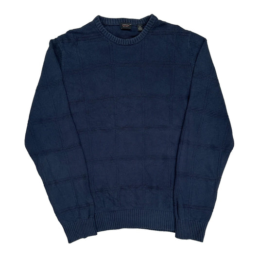 Arrow Jumper - Medium Blue Cotton