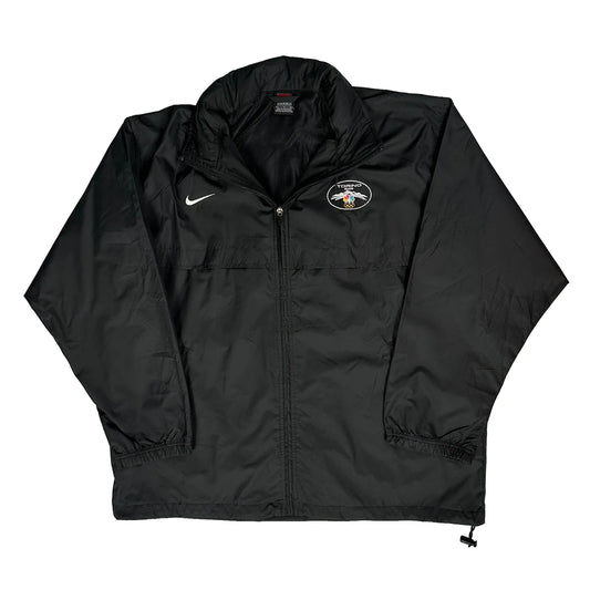 Torino Fc Logo Nike Windbreaker - Large Black Polyester