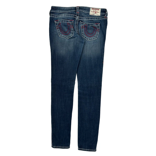 True Religion Skinny Jeans - 30W UK 8 Blue Denim