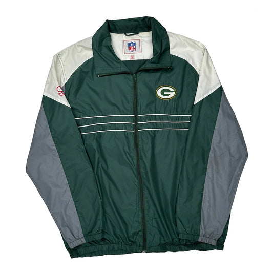 Green Bay Packers Nfl Football Windbreaker - XL Green Polyester