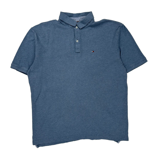 Tommy Hilfiger Polo Shirt - XL Blue Cotton