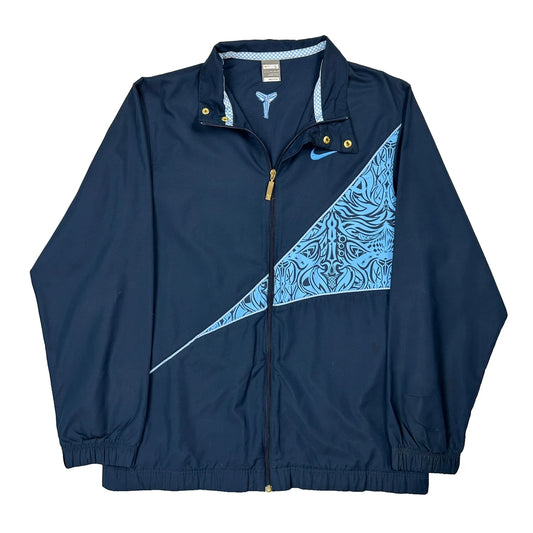 Kobe Bryant Nike Graphic Track Jacket - Large Navy Polyester