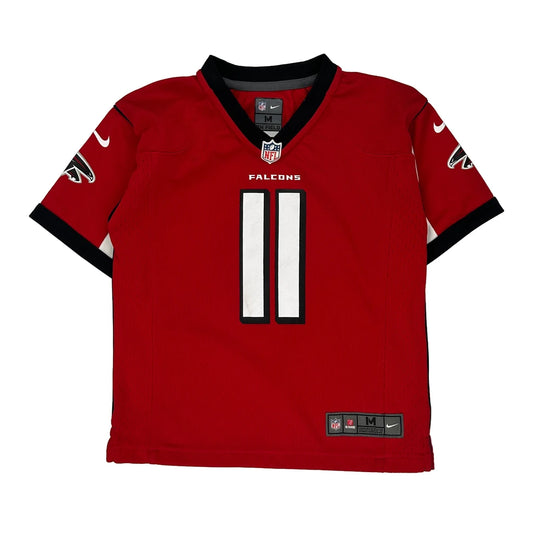 Falcons, Age 5-6 Nike Football Jersey - Medium Red Polyester