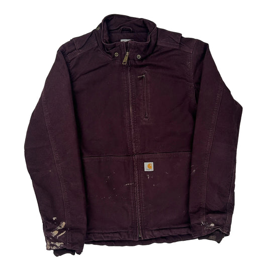 Carhartt Jacket - Small Burgundy Cotton