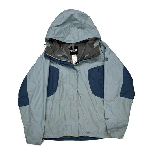 The North Face Waterproof Jacket - XL Blue Nylon