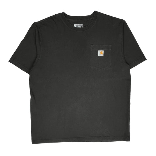 Carhartt T-Shirt - Large Black Cotton