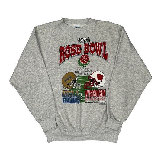 Ucla Bruins Vs. Wisconsin Badgers Salem Ncaa Sweatshirt - Large Grey Cotton Blend