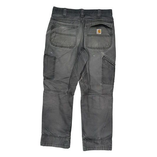Carhartt Cargo Trousers - 32W 28L Grey Cotton Blend